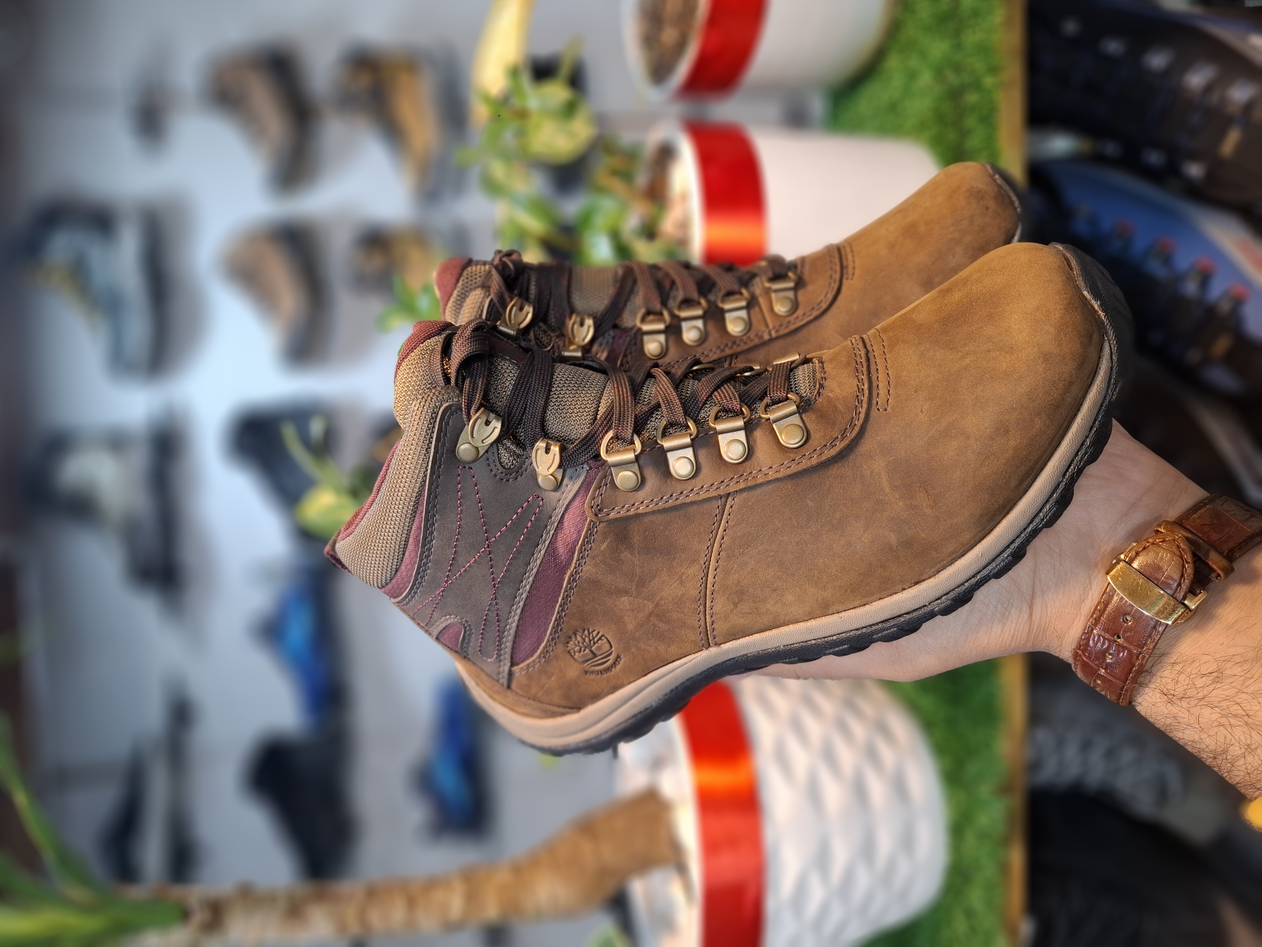 کفش تیمبرلند نیم ساق زنانه شهری و طبیعتگردی